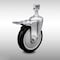 Service Caster 5 Inch SS Black Polyurethane 12mm Threaded Stem Caster with Total Lock Brake SCC-SSTSTTL20S514-PPUB-BLK-M1215 - alternate 1